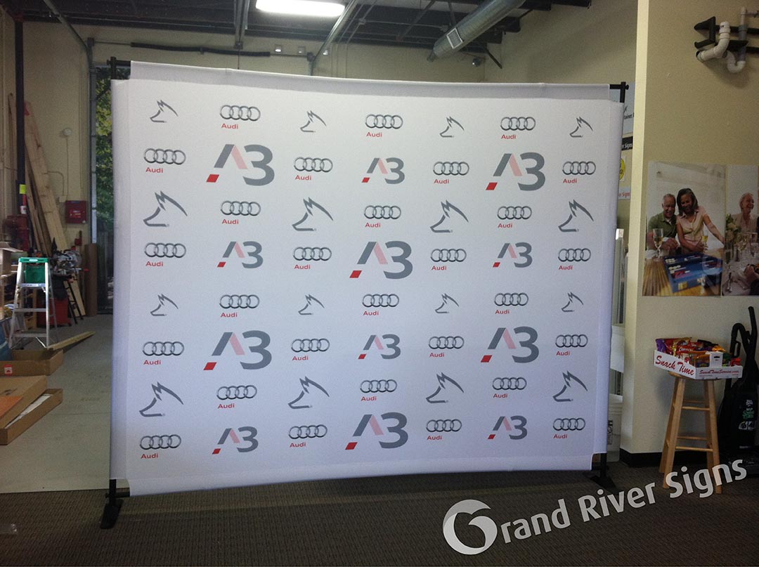 Audi Promotion Backwall Step and Repeat – Grand Rapids MI