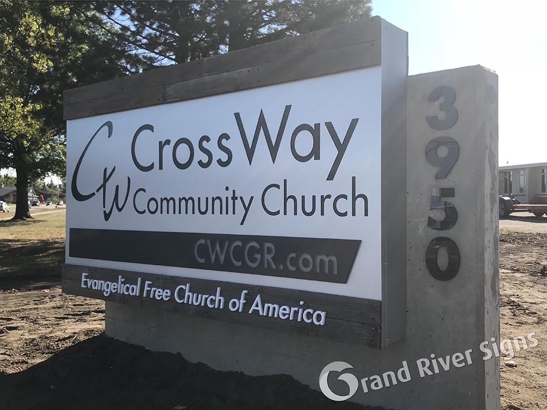Cross Way Community Church Monument Sign – Grand Rapids MI