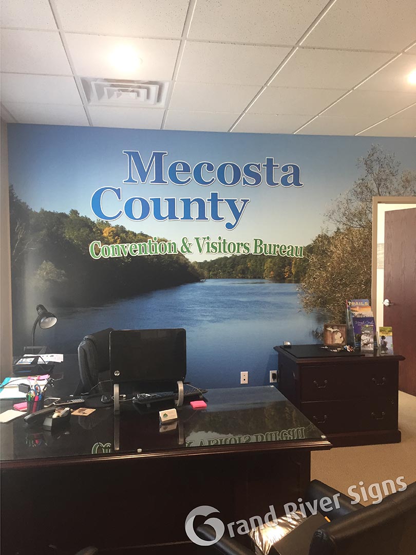Mecosta County Convention and Visitors Bureau Custom Wall Paper Print – Mecosta County MI