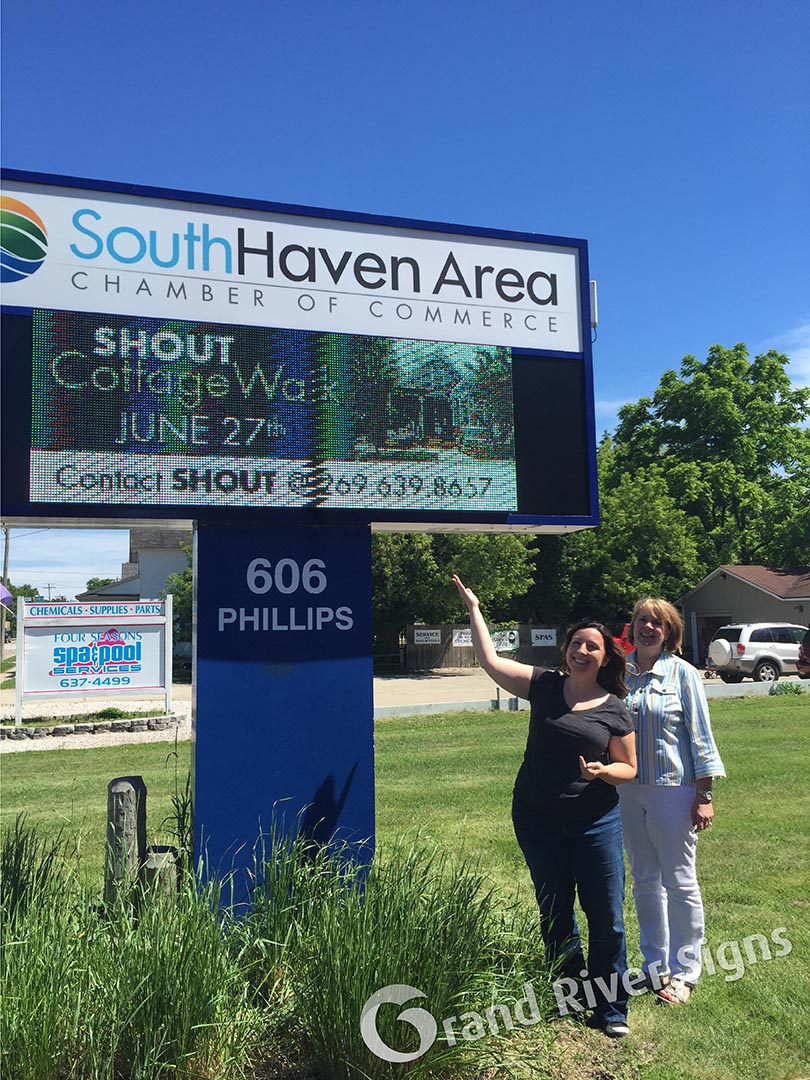 South Haven Chamber of Commerce Full Color Digital Sign – South Haven MI